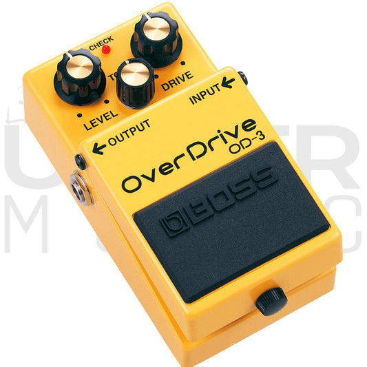 Pedal Efecto Boss Overdrive Od-3 Amarillo Guitarra Eléctrica