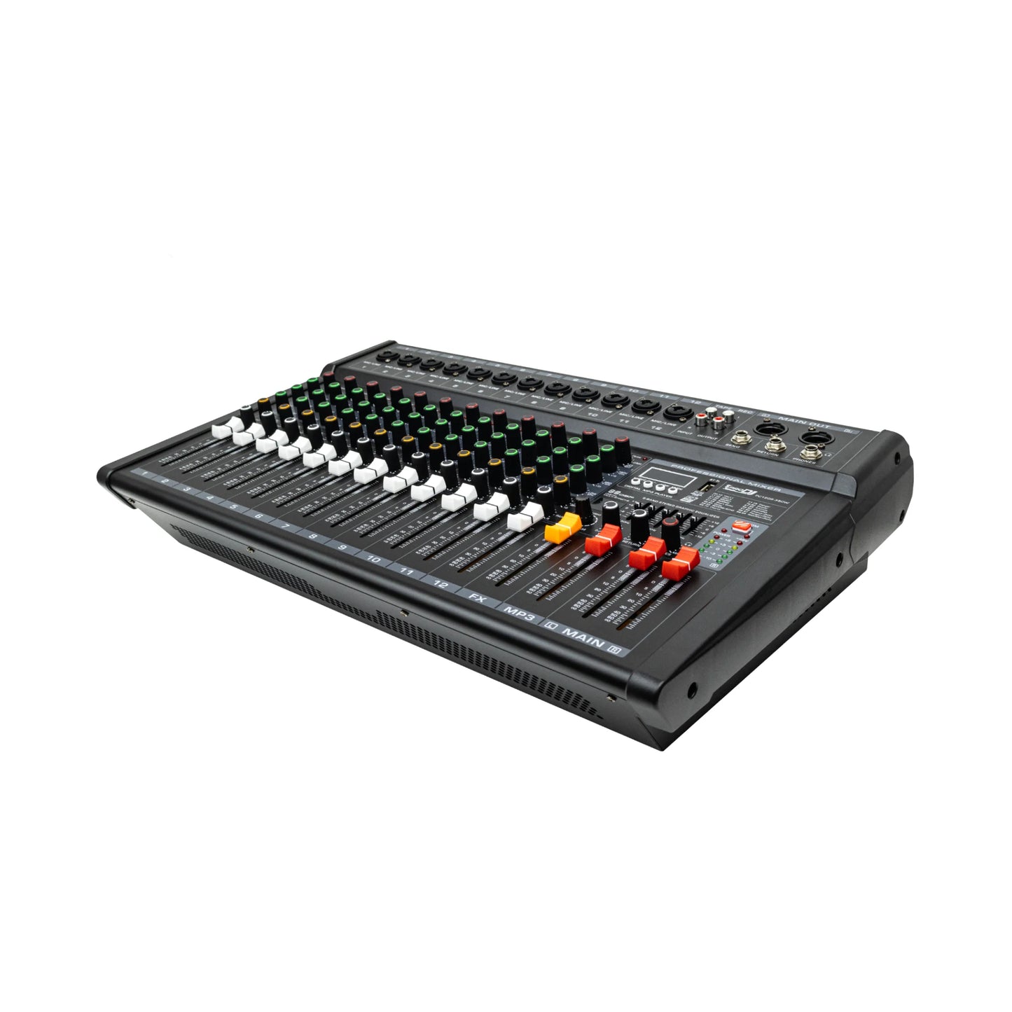 Consola Mezcladora Mixer Pc120s-350w Pro Dj Activa