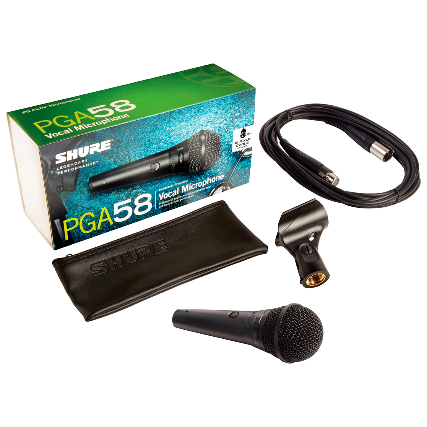 Micrófono Shure Pg Alta Pga58-xlr Dinámico Cardioide