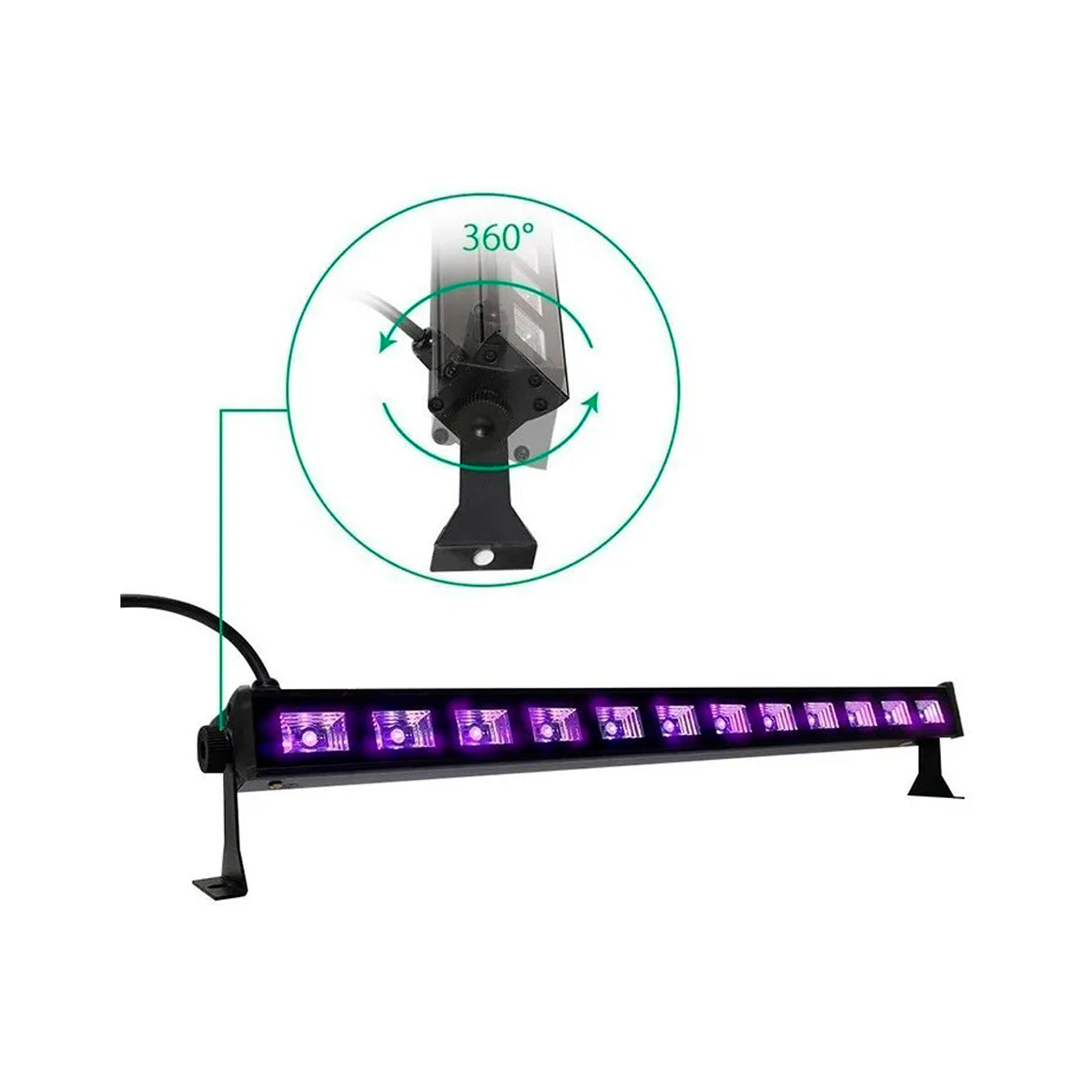 Luz Barra Profesional Pl12uv Party Pro Dj Lighting