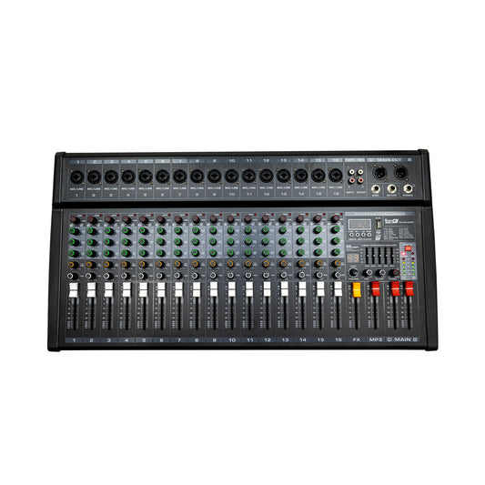 Mezclador Consola Mixer Profesional Pm160s-99dsp 16 Canales