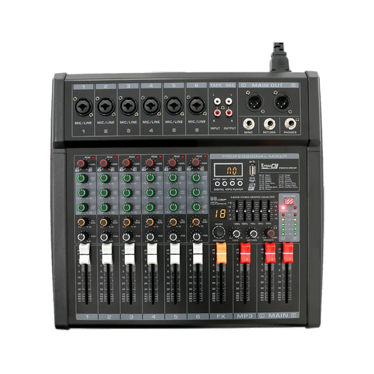 Consola Mezcladora Mixer Pro Dj Pm60s 16dsp