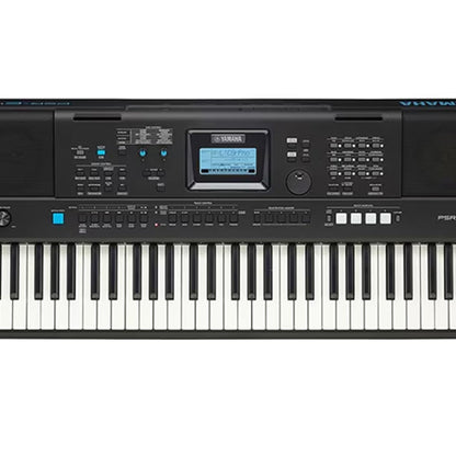 Teclado Yamaha Organeta Psr-e473 Adaptador+base+pedal+silla