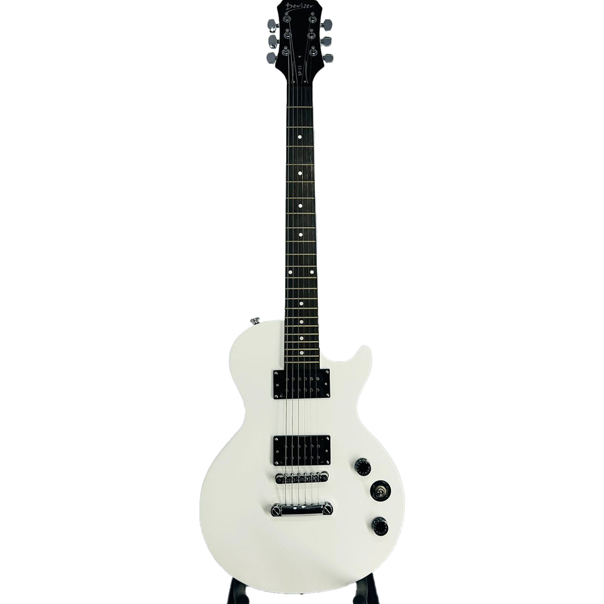 Kit Guitarra Eléctrica Deviser Sp11 Wh +estuche+amplificador