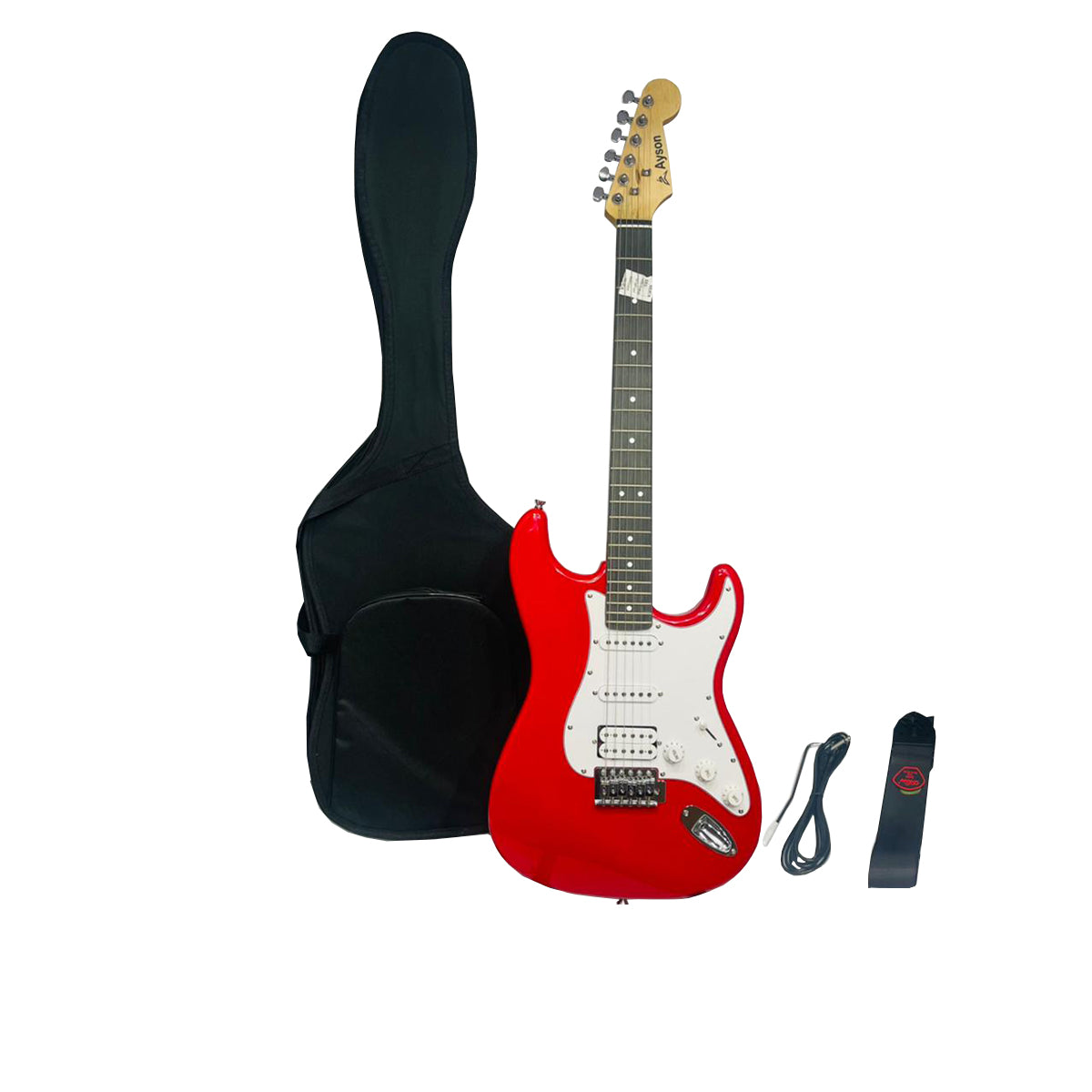 Guitarra Electrica Tipo Stratocaster Estuche Cable + Correa