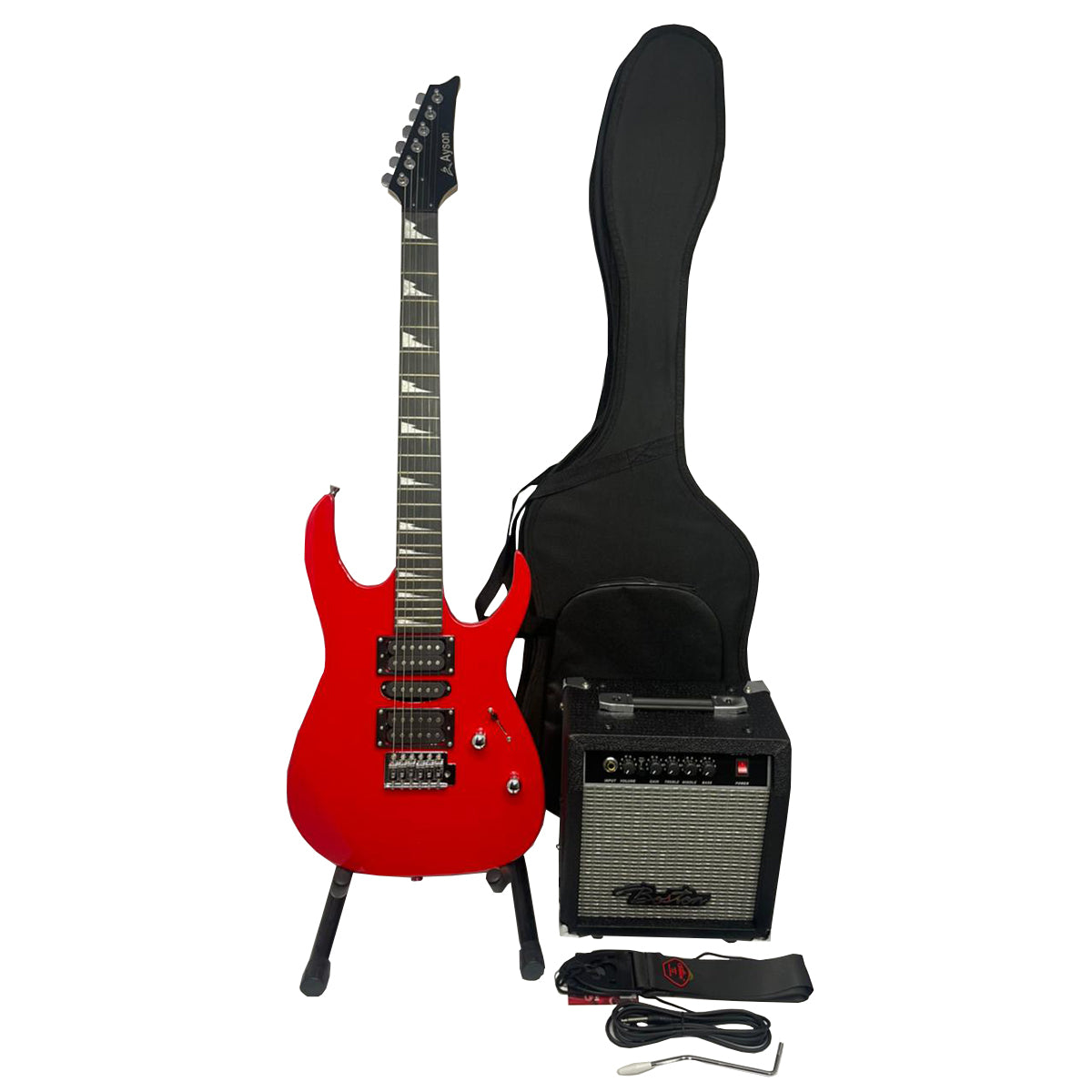 Kit Guitarra Electrica Tipo Ibañez 270 Ampli+ Estuche Correa
