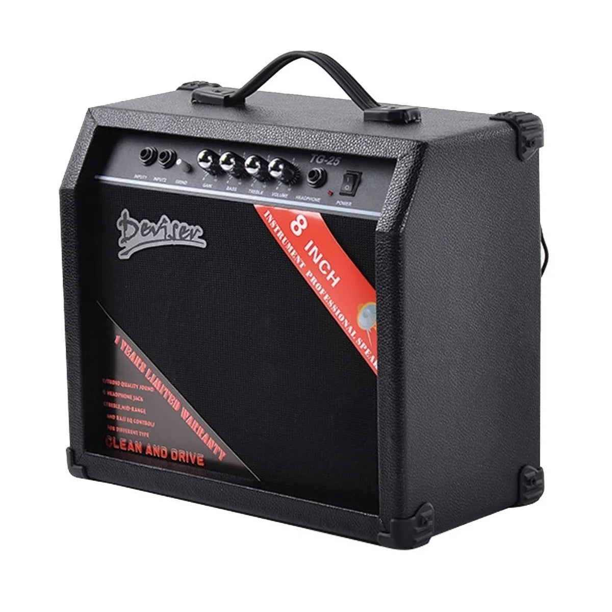 Amplificador De Guitarra Eléctrica Deviser Yx-tg25 W