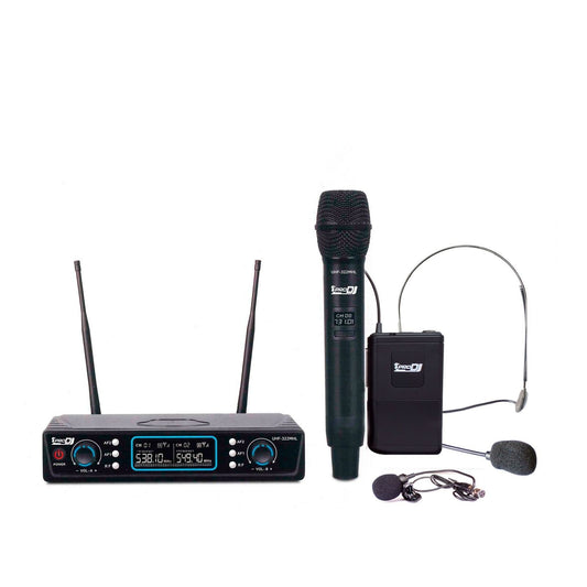 Micrófono Inalámbrico De Mano Y Diadema Prodj Uhf-322mhl