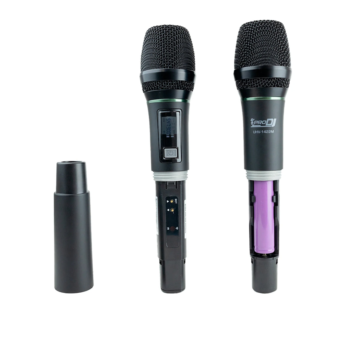 Micrófono Inalámbrico Pro Dj Uhv-1422m Batería De Litio