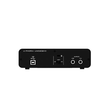 Interfaz De Audio Behringer Umc202 Hd Grabacion U-phoria