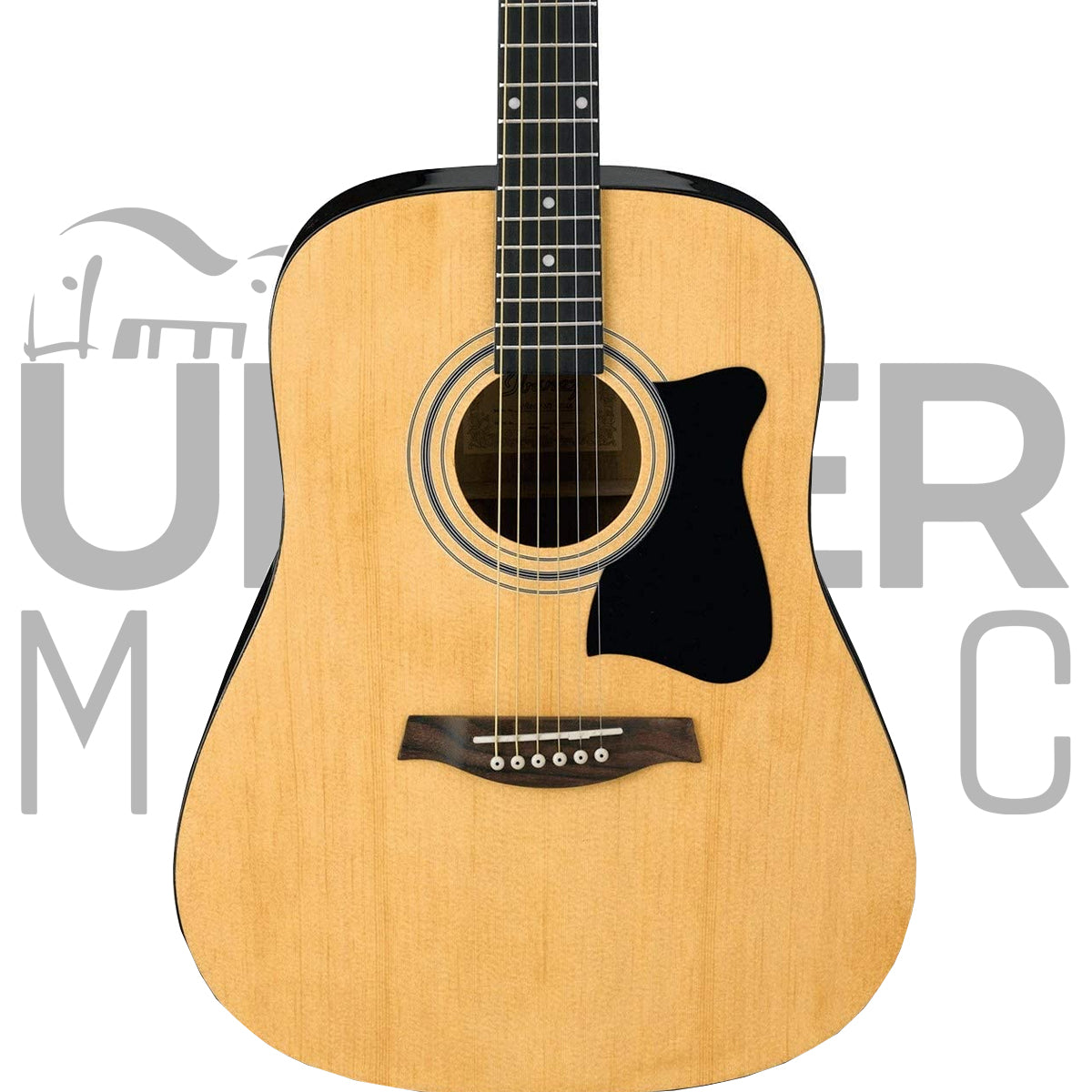 Kit Guitarra Acústica Ibanez V50njp-nt Estuche+afinador