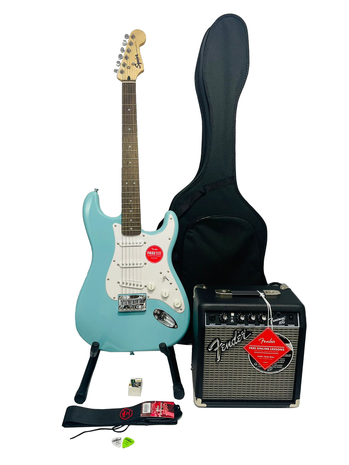 Kit Guitarra Eléctrica Fender Squier Bullet - Stratocaster