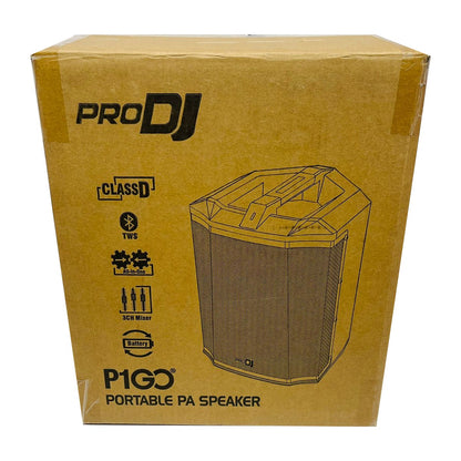 Parlante Cabina Con Bluetooth Pro Dj P1-go - 120w Rms