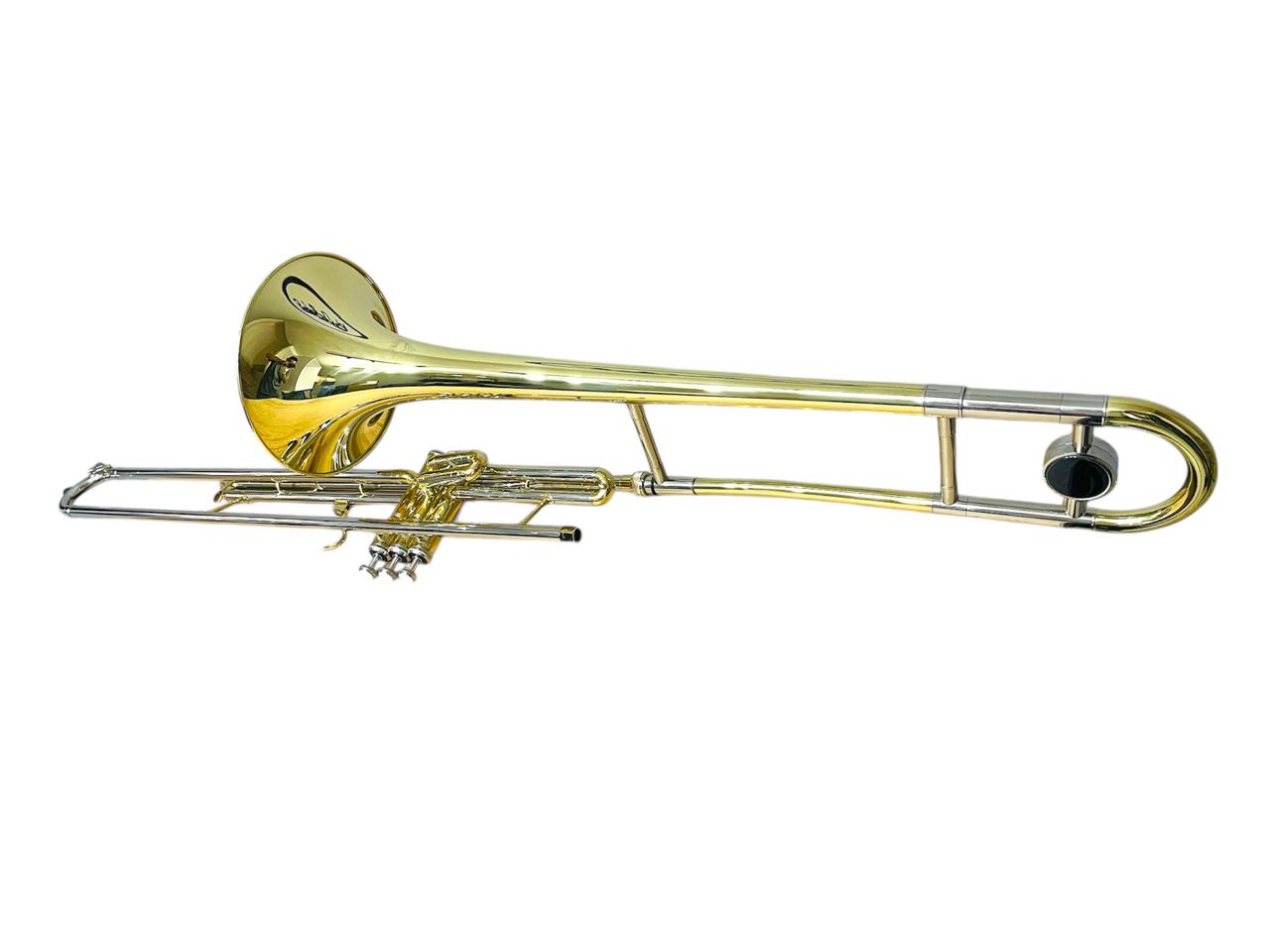 Trombón De Pistón Embolo + Boquilla + Estuche