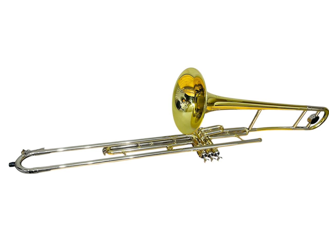 Trombón De Pistón Embolo + Boquilla + Estuche
