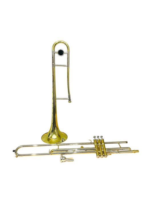 Trombón De Pistón Embolo + Boquilla + Estuche