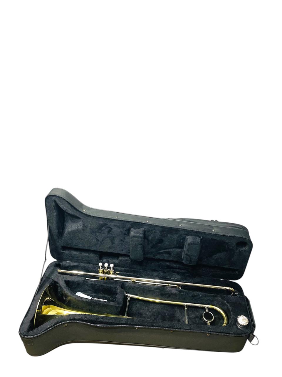 Trombón De Pistón Embolo + Boquilla + Estuche