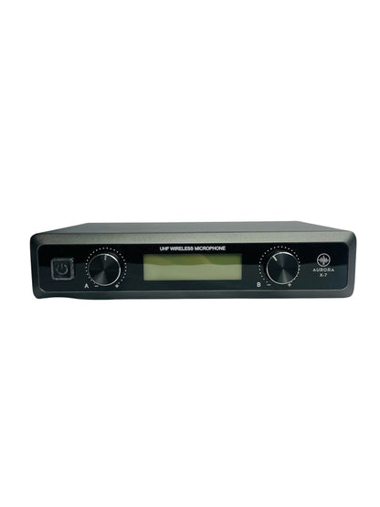 Micrófono Uhf Inalámbrico Doble De Mano Aurora X-7
