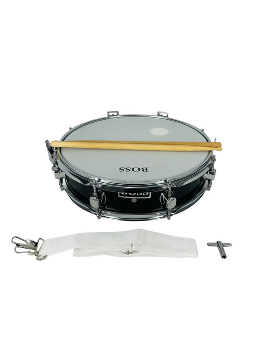 Redoblante Negro Piccolo Boss Sd-806 + Baquetas + Correa