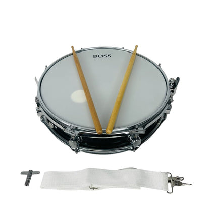 Redoblante Negro Piccolo Boss Sd-806 + Baquetas + Correa