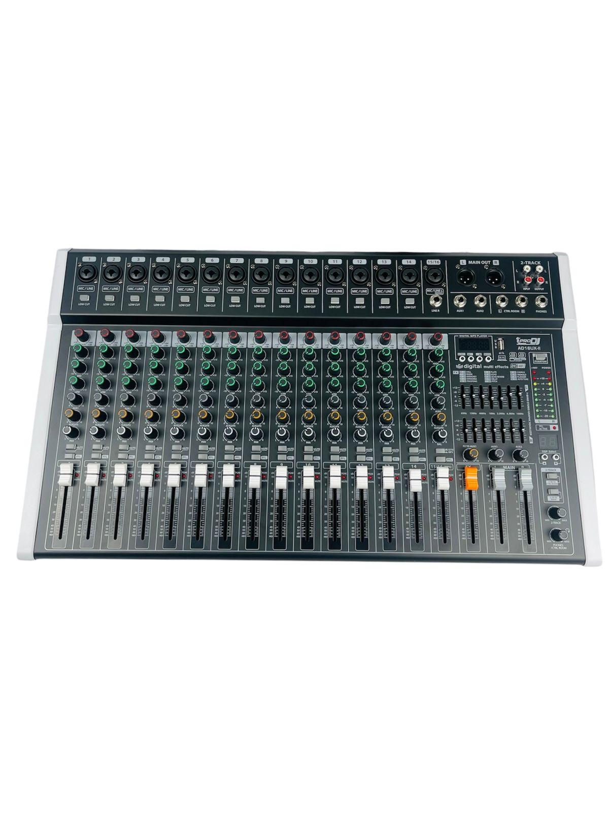 Consola Mezcladora Ad16ux-ii Mixer Pro Dj 16 Canales