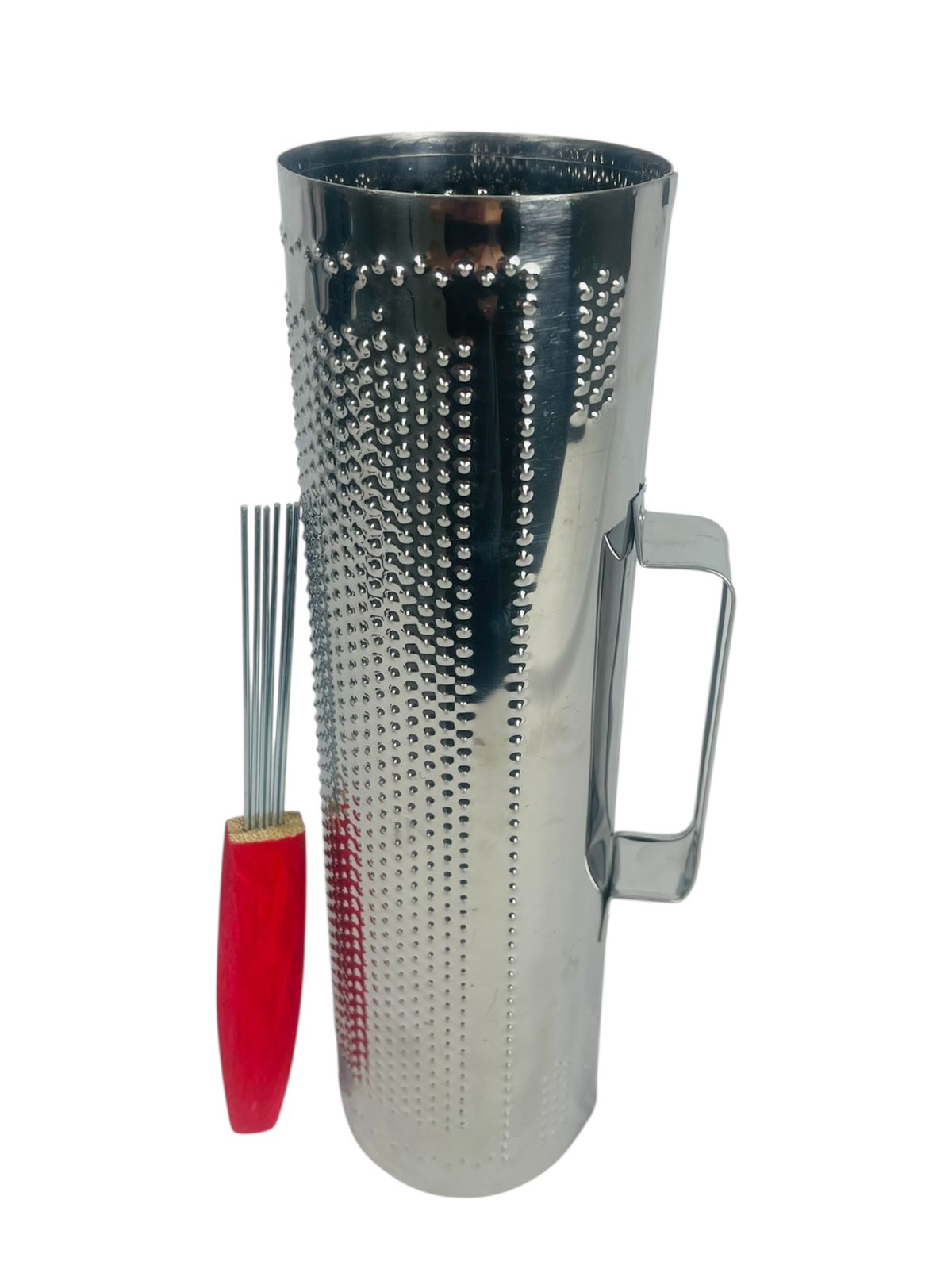 Guiro Carrasca Guacharaca Metálico #6 + Trinche + Estuche