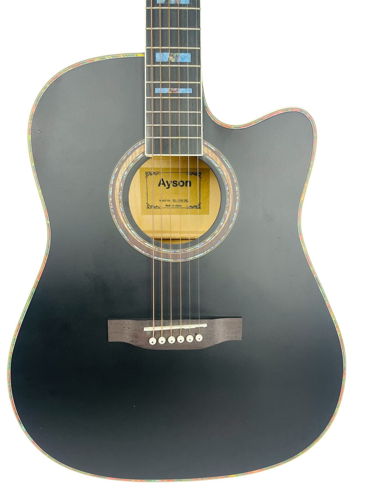 Guitarra Electroacústica Ayson Bl380 6 Cuerdas