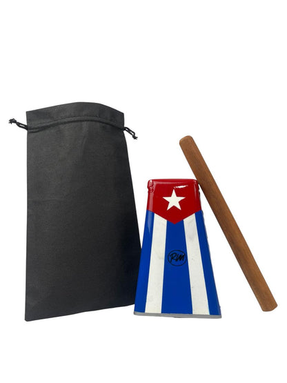 Campana Salsera Mediana Rm 17cm + Golpeador + Funda