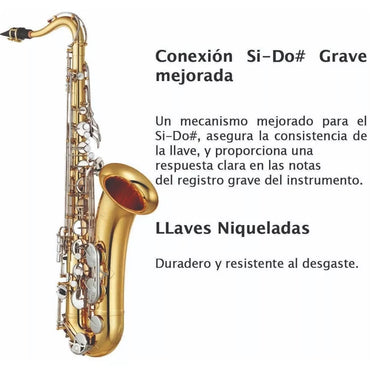 Saxofon Tenor Dorado Yamaha Yts26