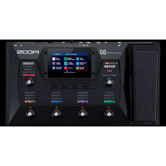 Procesador Pedal Zoom G6 De Efectos Profesional Audio