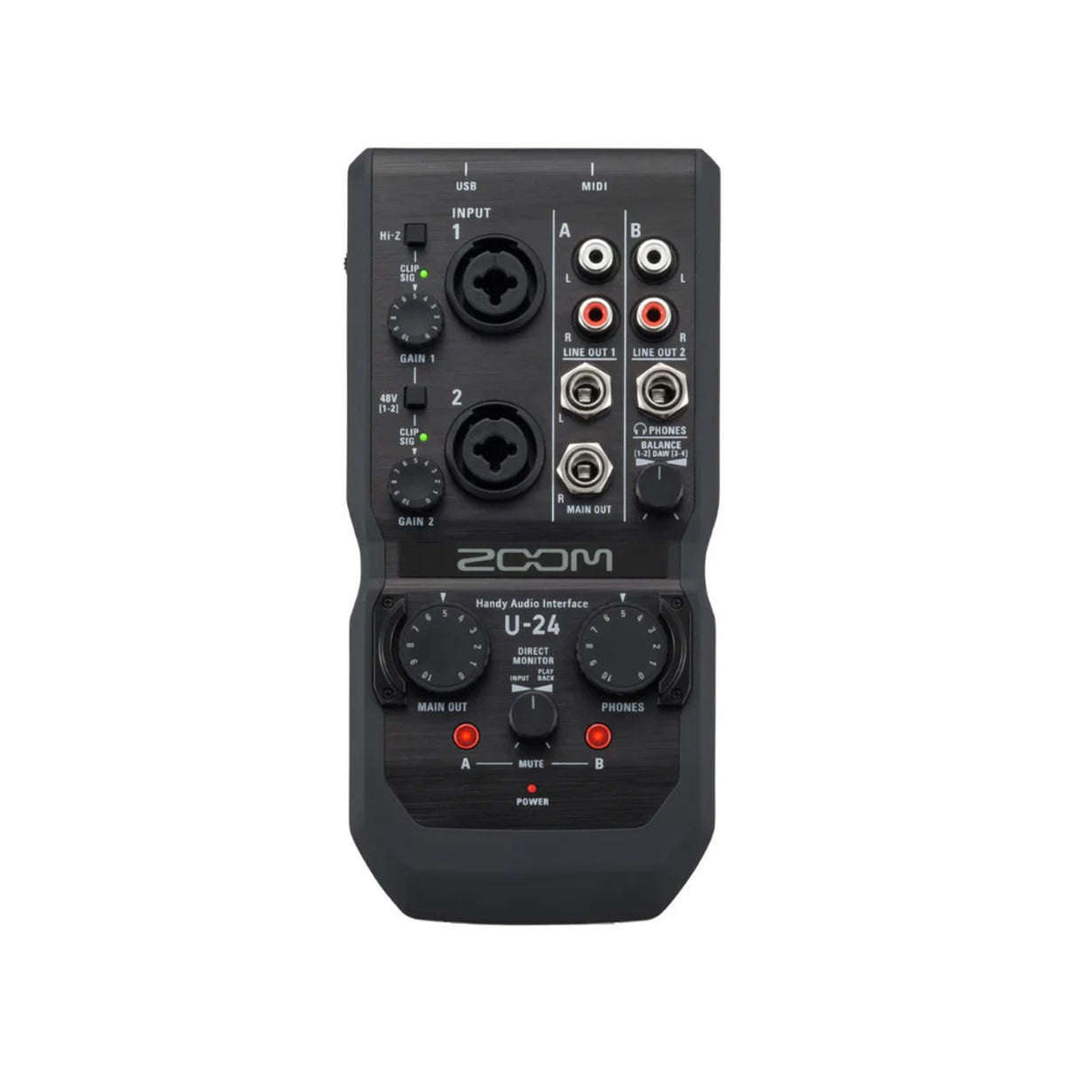 Interface Profesional Audio Zoom U24 120gl