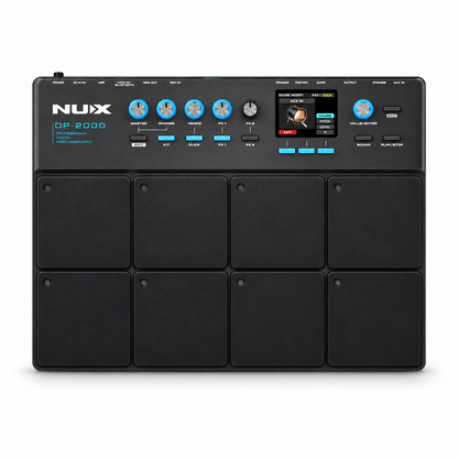 Pad De Percusión Nux Dp-2000 + Bombo + Soporte Dps-1
