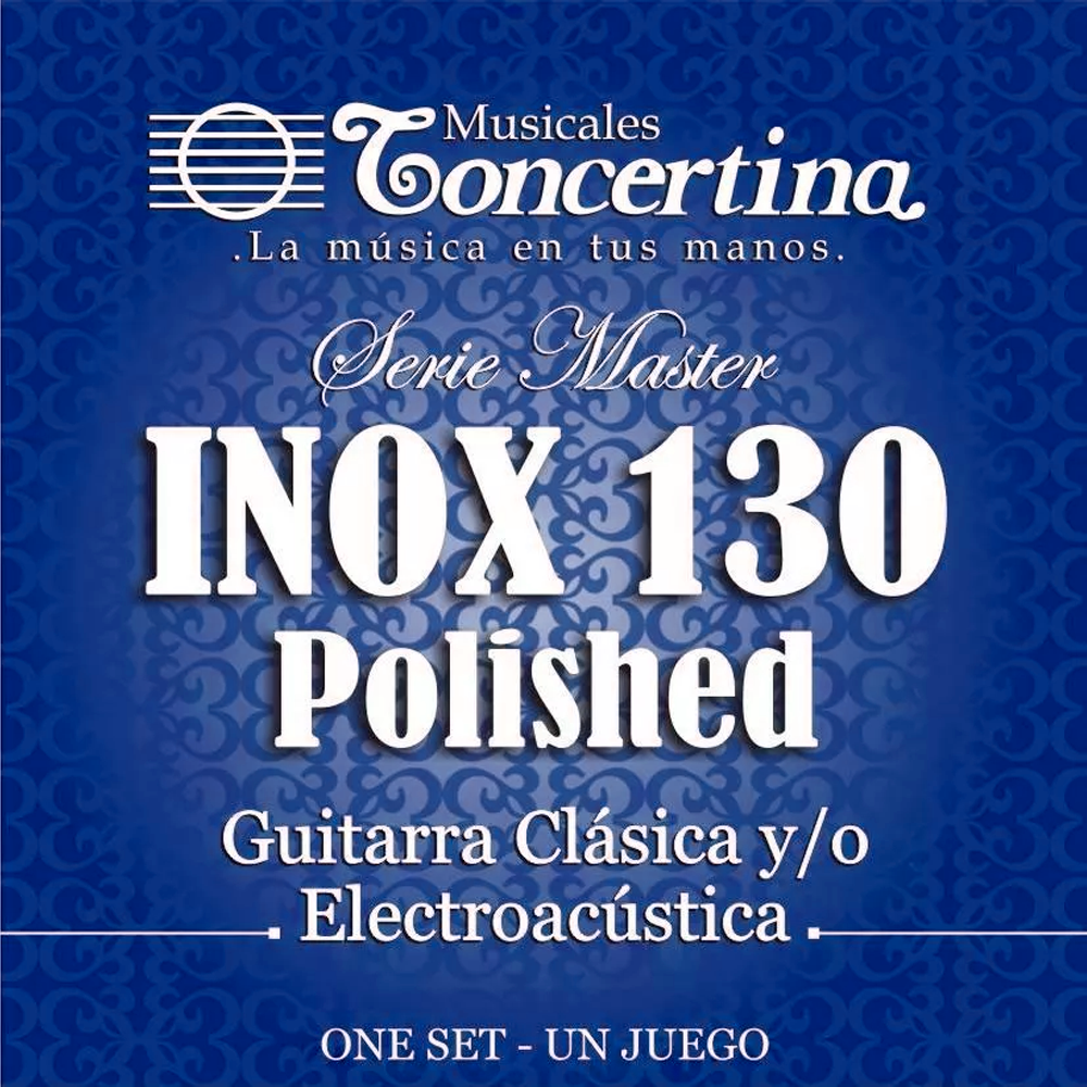 Juego Cuerdas Guitarra Clásica y/o Electroacústica INOX-130 Concertina