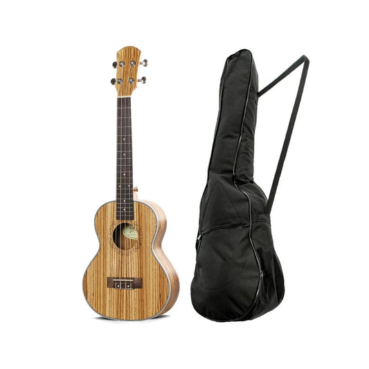 Ukelele Concierto Ayson  Zebrano Con Estuche En Lona