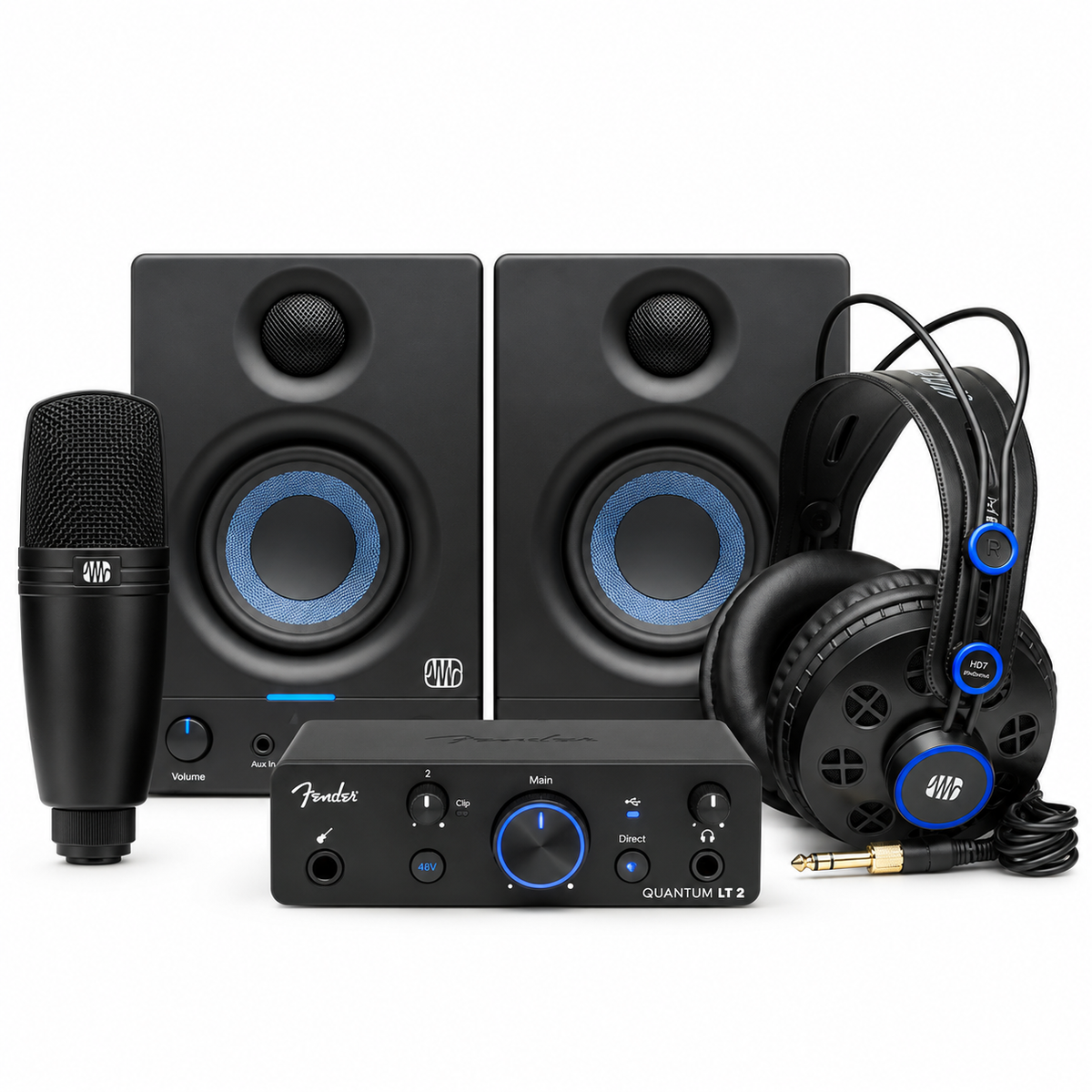 Combo Grabación Fender/Presonus Quantum Complete