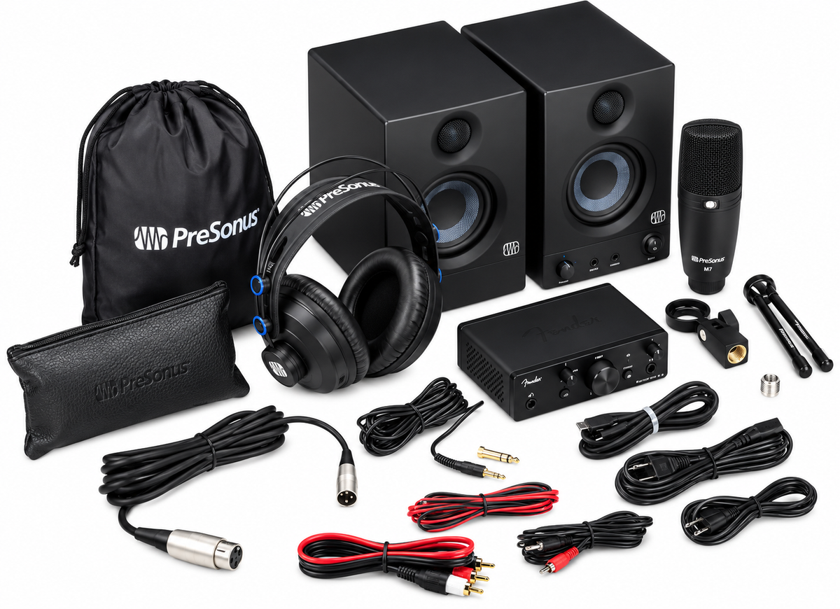Combo Grabación Fender/Presonus Quantum Complete
