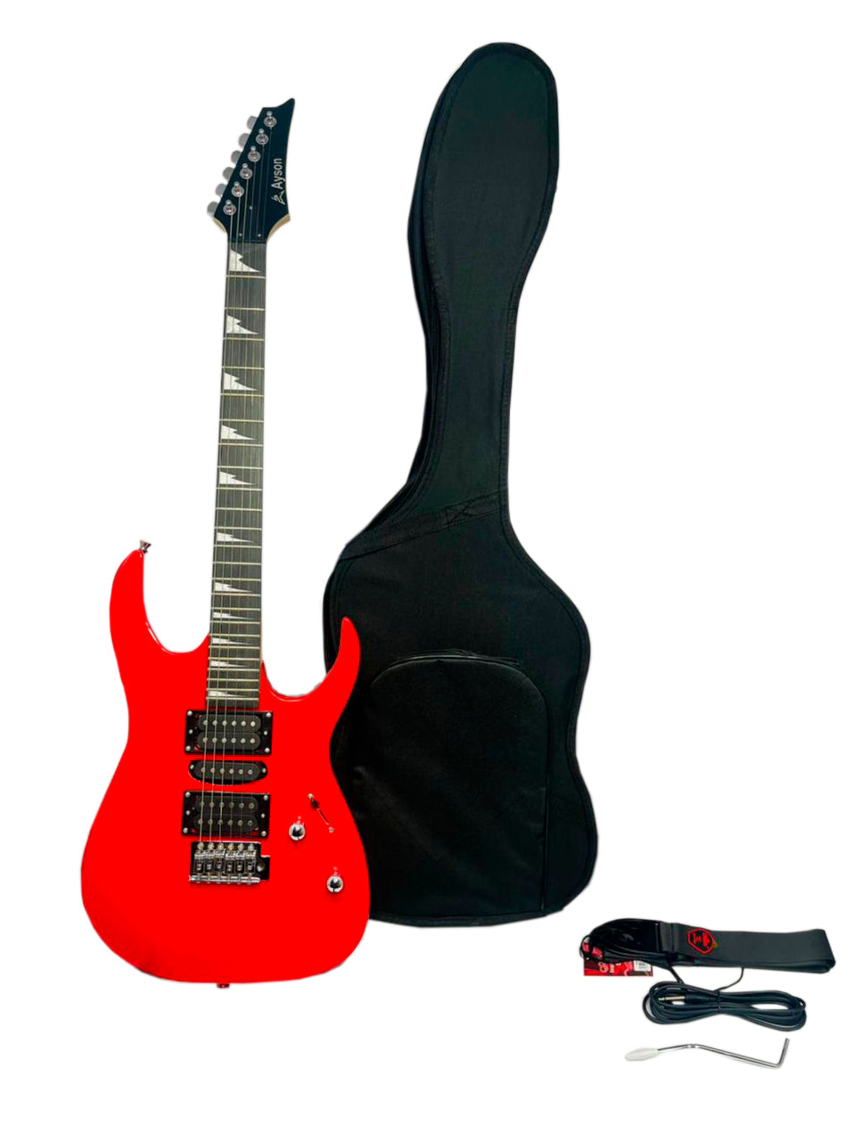 Guitarra Eléctrica Ayson Tipo Ibanez Gr170 + Estuche Y Cable