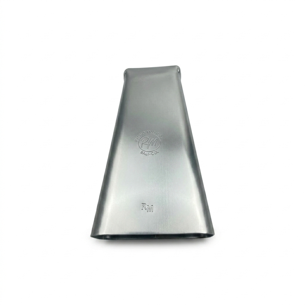 Campana Salsera Cromada Mediana Rm 17cm + Golpeador + Funda